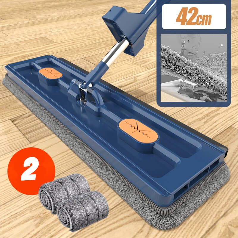 🏠2025 Extra stor kampanj🔥 Ny superabsorberande stor platt mopp 💦Begränsat antal gratis moppskopor, först till kvarn gäller.🚀🚀