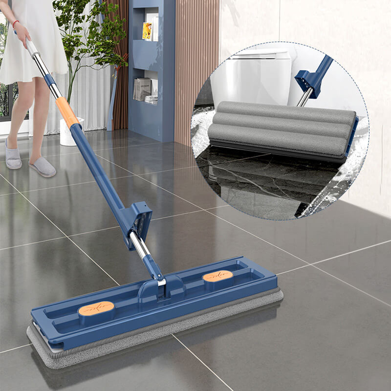 🏠2025 Extra stor kampanj🔥 Ny superabsorberande stor platt mopp 💦Begränsat antal gratis moppskopor, först till kvarn gäller.🚀🚀