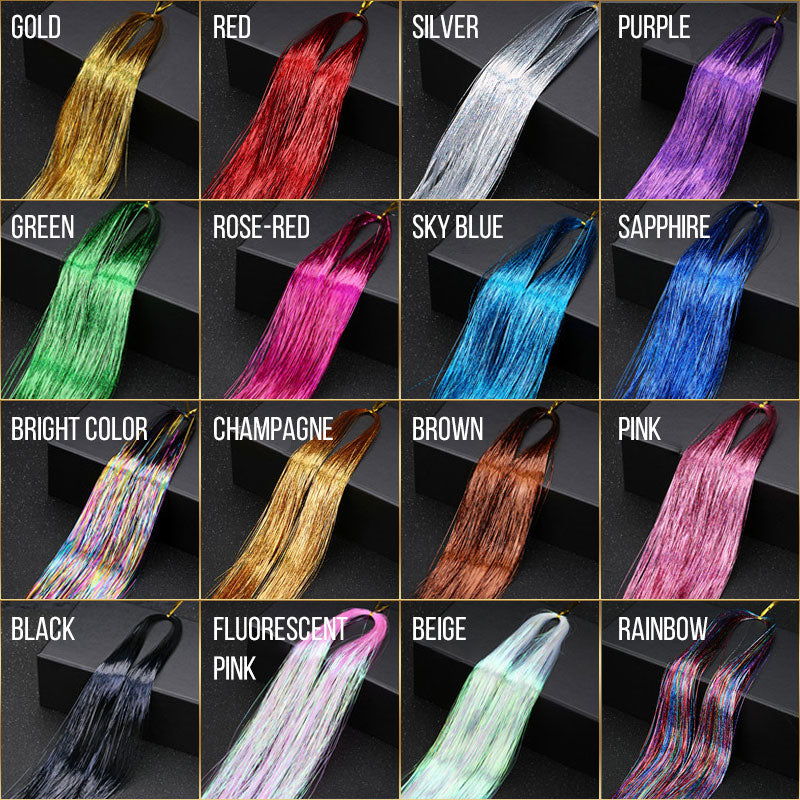 🔥 Hot Deal – 16-pack glitter satin hår accessoarer (halva priset!)✨