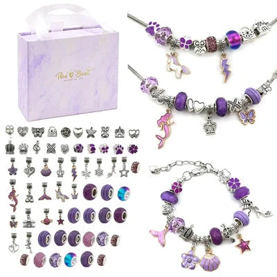 💫 60 % RABATT NU! 🎁 Kit för att göra charmarmband – innehåller pärlor och verktyg, kreativt och roligt för barn/vuxna, perfekt presentidé 👧📦