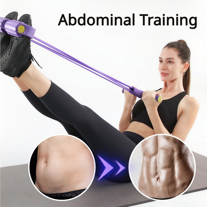 ✨2025 Het rea🔥 Fitnessmotståndsband -BodyPump - 4 Rör Pedaler Fotledsavdragare