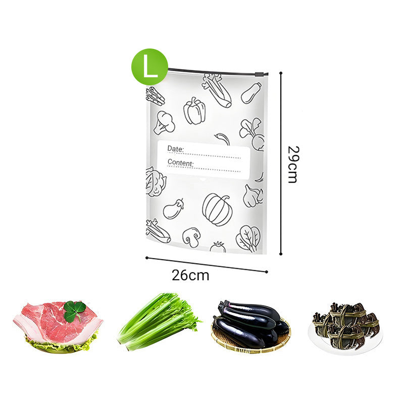 🔥Globalt populärt🍗 Begränsad tid! Köp 3 få 2 gratis🥦Återanvändbara förslutningsbara förvaringspåsar i aluminiumfolie🥦