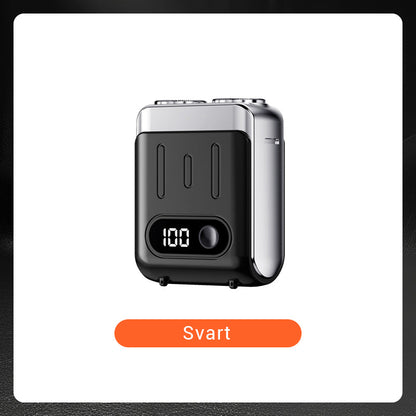 🔥Ny uppgradering🔥Bärbar Mini Roterande Elektrisk Rakapparat för Män