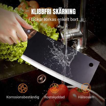 Darth Vader Ultra Sharp 🔥 Aldrig flis eller fläck Professionell kökskniv 💥