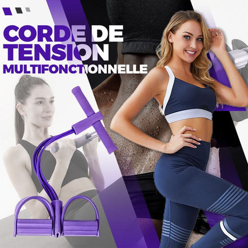 ✨2025 Het rea🔥 Fitnessmotståndsband -BodyPump - 4 Rör Pedaler Fotledsavdragare