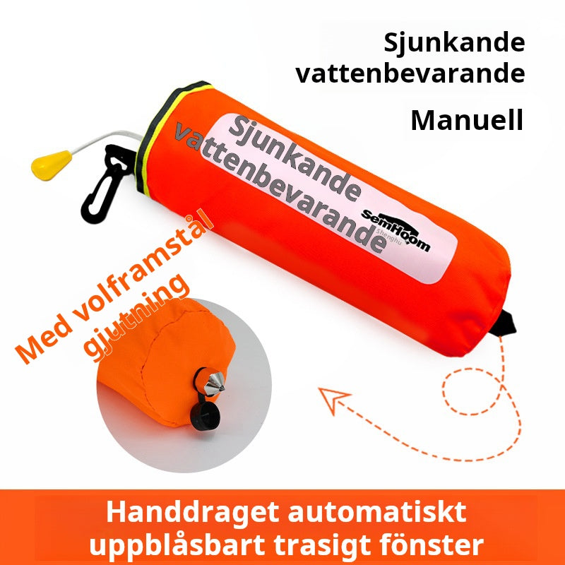 🔥 Nödutrustning för räddning vid drunkning 🦺- Självuppblåsande räddningskit, ett skydd i nödsituationer!