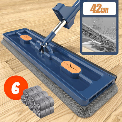 🏠2025 Extra stor kampanj🔥 Ny superabsorberande stor platt mopp 💦Begränsat antal gratis moppskopor, först till kvarn gäller.🚀🚀