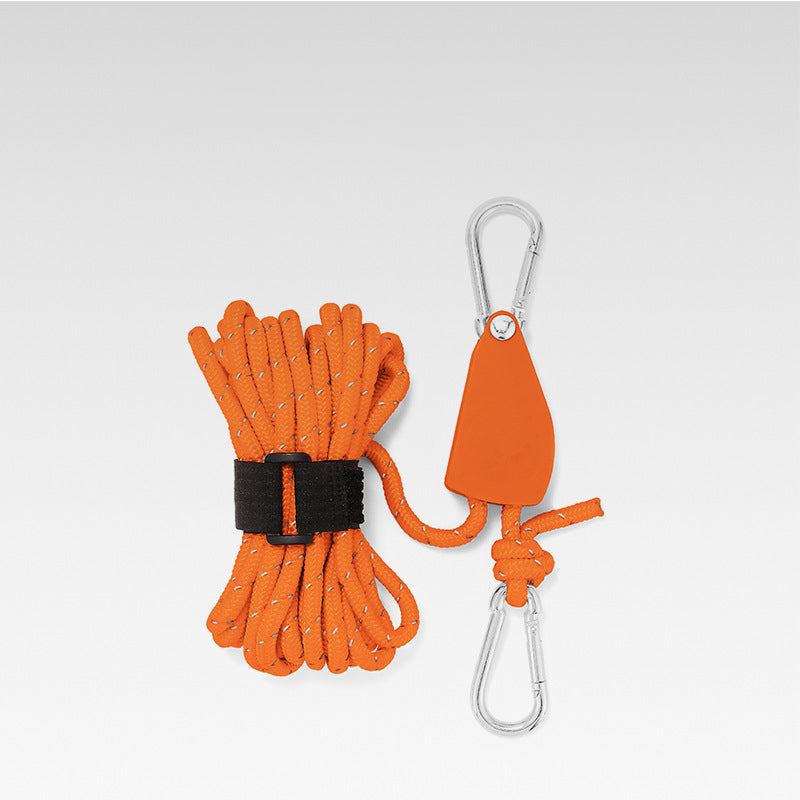 🔥Bärbar Justerbar Fix Campingrep🌳