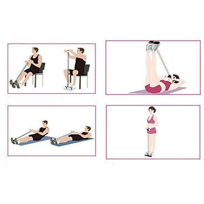 ✨2025 Het rea🔥 Fitnessmotståndsband -BodyPump - 4 Rör Pedaler Fotledsavdragare