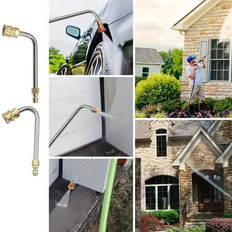 🏡 【PROFFS-TVÄTT】4000 PSI Teleskopisk Högtrycksstav ✨ 3-i-1 Rengöring för Hela Huset – Utan Stege!