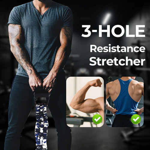 🏋️‍2025 ny modell💪Naturlatex 3-håls resistansbår (🔥50 % rabatt)