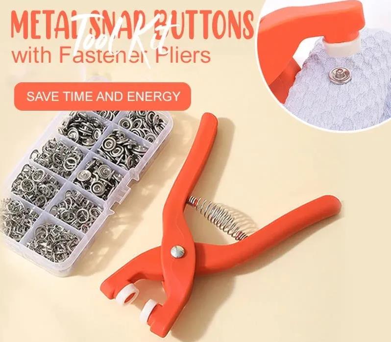 🔥Metallknappar med fästverktygssats