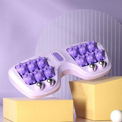 🔥Populära nya produkter💜Portabel fotmassage med dubbla rullar💜