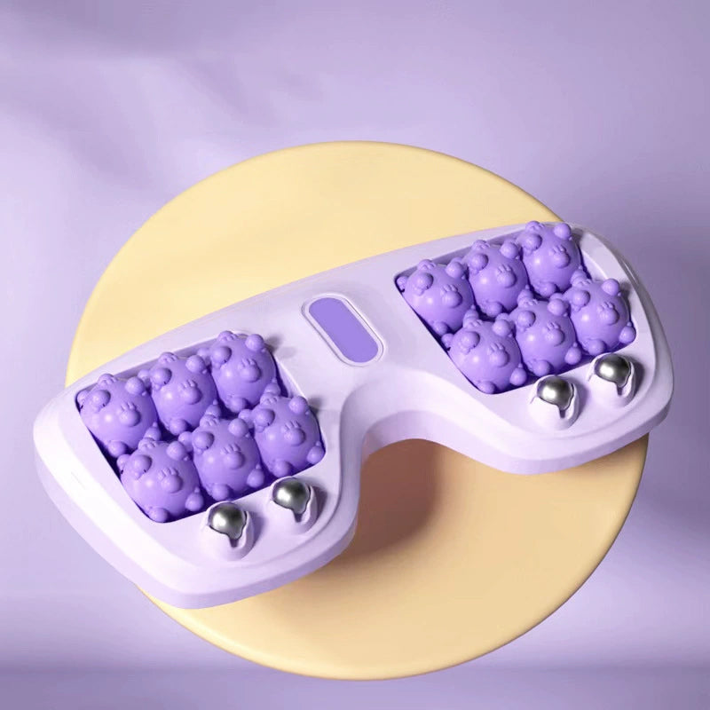 🔥Populära nya produkter💜Portabel fotmassage med dubbla rullar💜